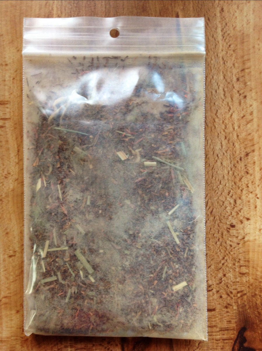 <a rel="license" href="http://creativecommons.org/licenses/by-sa/4.0/"><img alt="Creative Commons License" style="border-width:0" src="https://i.creativecommons.org/l/by-sa/4.0/88x31.png" /></a><br /><span xmlns:dct="http://purl.org/dc/terms/" href="http://purl.org/dc/dcmitype/StillImage" property="dct:title" rel="dct:type">Bushman's Skinny Tea ~ Spice Merchants ~ bag</span> by <a xmlns:cc="http://creativecommons.org/ns#" href="http://parting.gifts" property="cc:attributionName" rel="cc:attributionURL">Jocilyn Mors</a> is licensed under a <a rel="license" href="http://creativecommons.org/licenses/by-sa/4.0/">Creative Commons Attribution-ShareAlike 4.0 International License</a>.