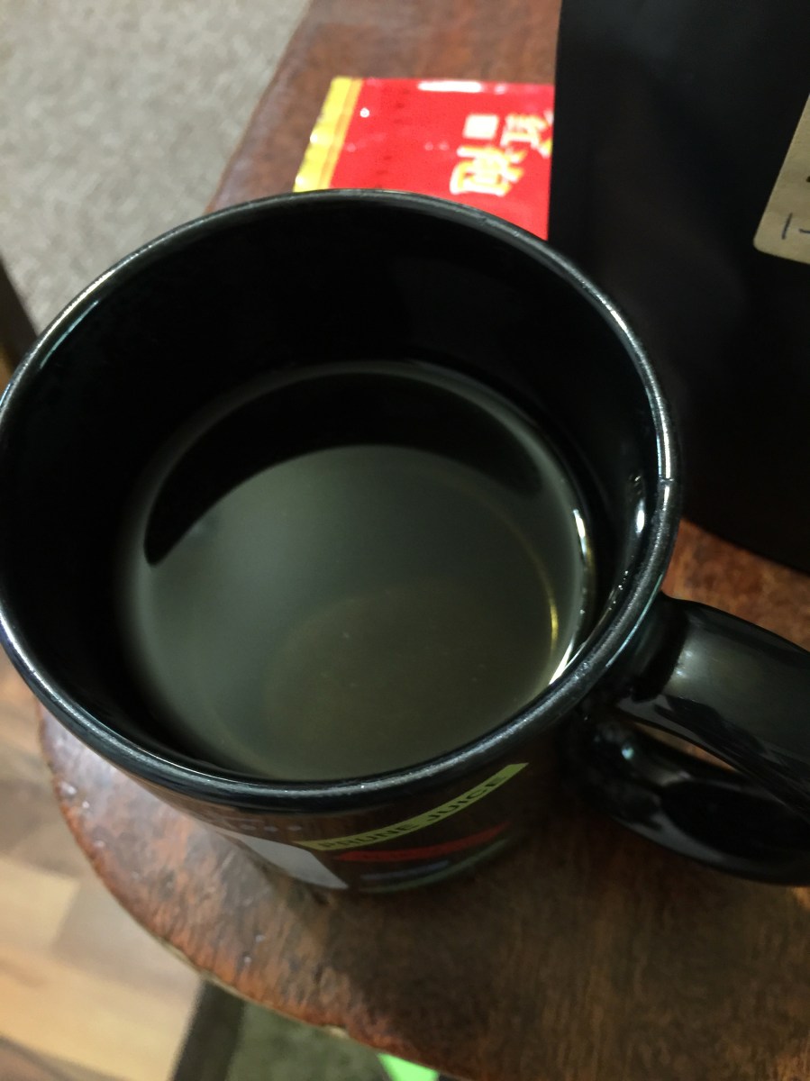 Ugh. I hate .jpgs. I was being lazy and took this on my phone.<a rel="license" href="http://creativecommons.org/licenses/by/4.0/"><img alt="Creative Commons License" style="border-width:0" src="https://i.creativecommons.org/l/by/4.0/88x31.png" /></a><br /><span xmlns:dct="http://purl.org/dc/terms/" href="http://purl.org/dc/dcmitype/StillImage" property="dct:title" rel="dct:type">Wuyi Shui Xian Liquor</span> by <a xmlns:cc="http://creativecommons.org/ns#" href="http://parting.gifts" property="cc:attributionName" rel="cc:attributionURL">Jocilyn Mors</a> is licensed under a <a rel="license" href="http://creativecommons.org/licenses/by/4.0/">Creative Commons Attribution 4.0 International License</a>.