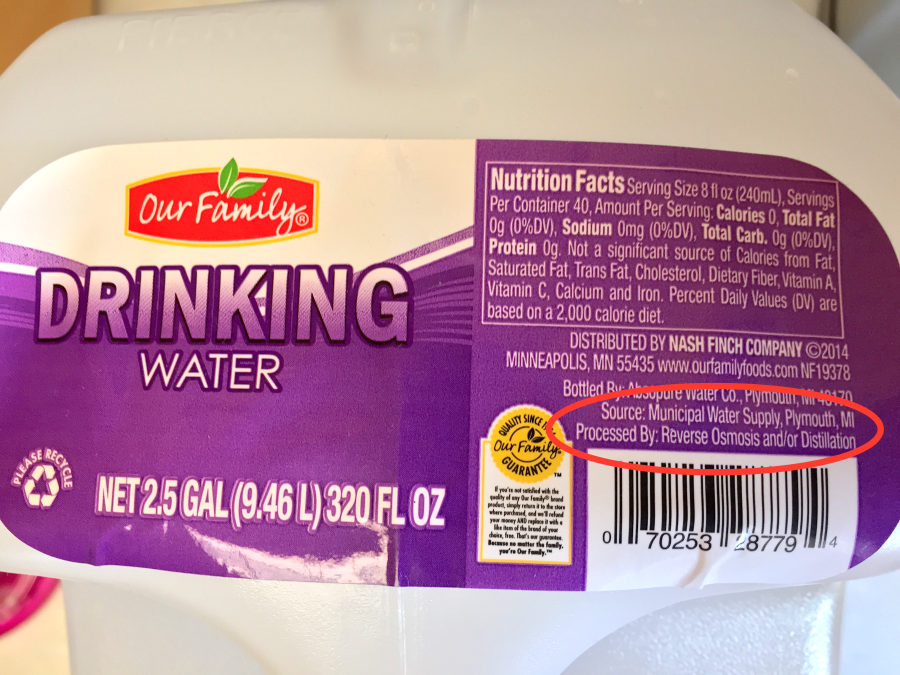 Drinking Water Jug Label by Jocilyn Mors is licensed under a Creative Commons Attribution 4.0 International License.