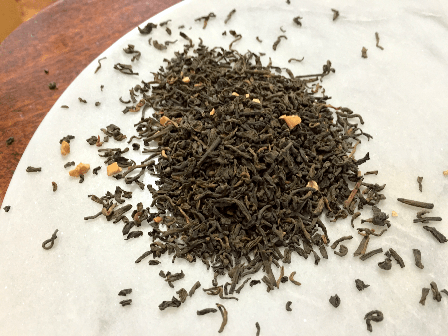 Caramel Pu-erh (ChocolaTea): loose leaf by Jocilyn Mors is licensed under a Creative Commons Attribution-ShareAlike 4.0 International License.