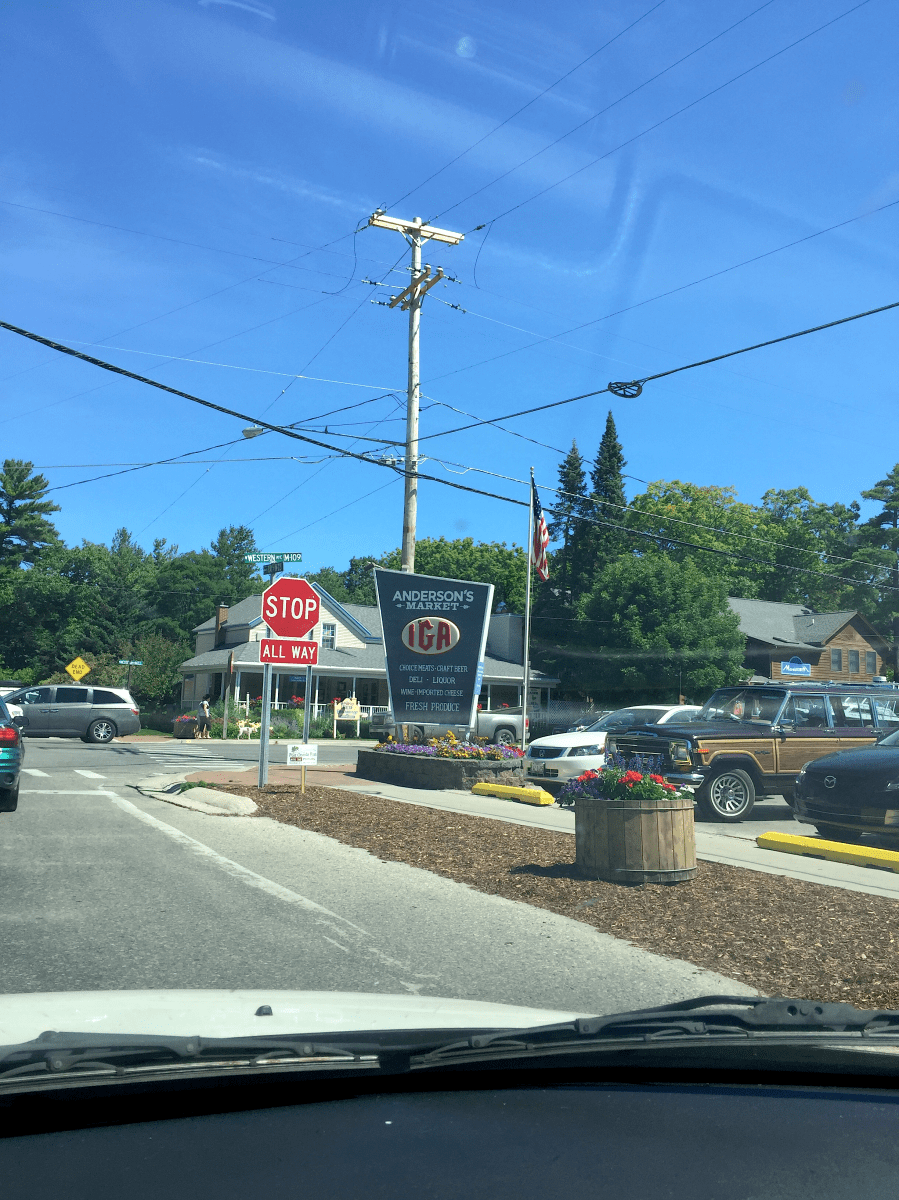 Glen Arbor IGA by Jocilyn Mors is licensed under a Creative Commons Attribution-ShareAlike 4.0 International License.