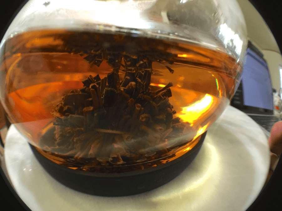 Black Peony (Art of Tea): On DisplayA by Jocilyn Mors is licensed under a Creative Commons Attribution-ShareAlike 4.0 International License.