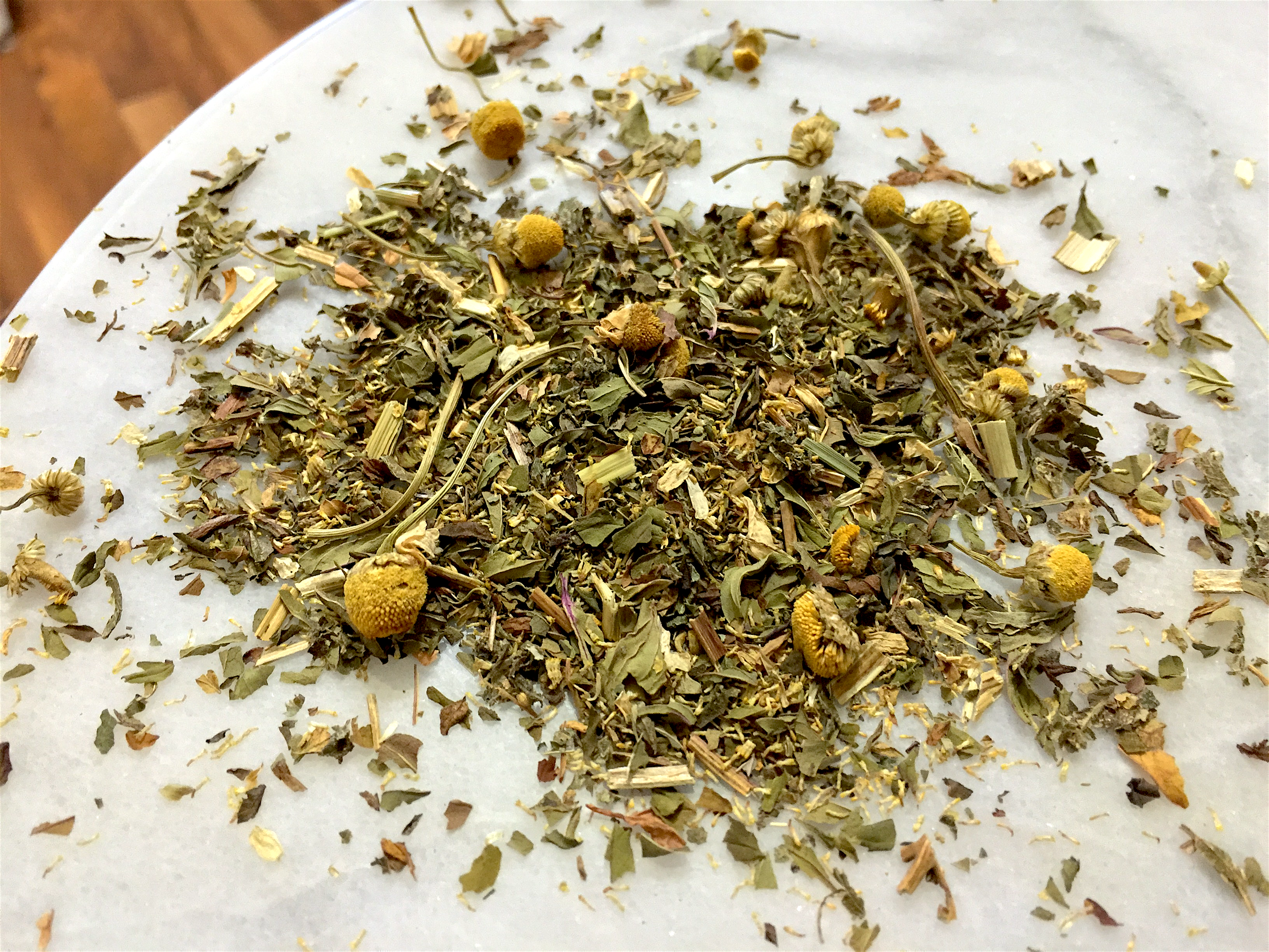 Relaxation Blend (LODO) ~ loose leaf by Jocilyn Mors is licensed under a Creative Commons Attribution-ShareAlike 4.0 International License.