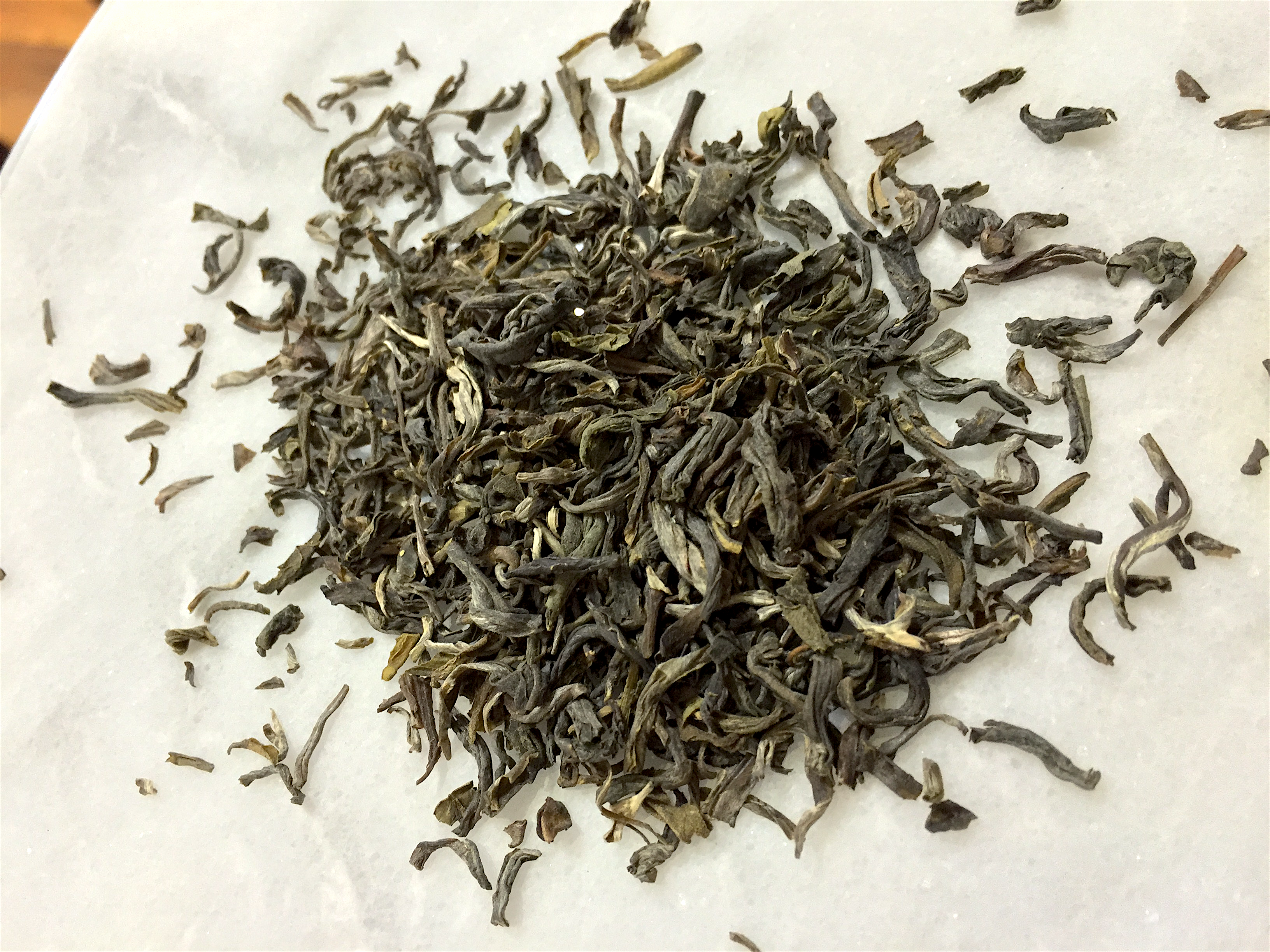 Vietnam Green Organic (S&V) ~ loose leaf by Jocilyn Mors is licensed under a Creative Commons Attribution-ShareAlike 4.0 International License.