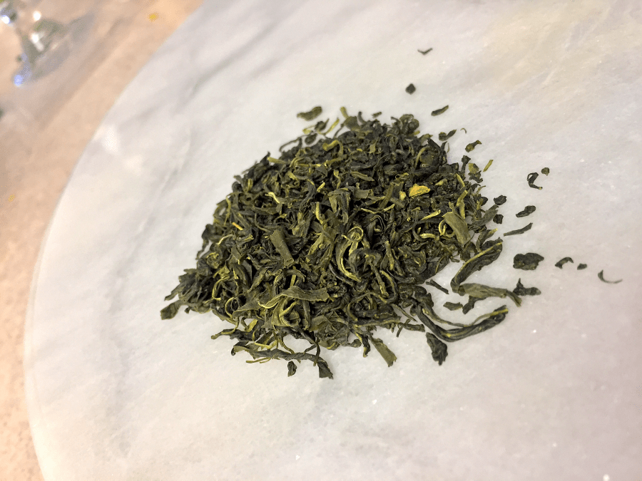 Photograph of Korea Sejak (Arbor Teas) ~ loose leaf by Jocilyn Mors is licensed under a Creative Commons Attribution-NonCommercial-ShareAlike 4.0 International License.  