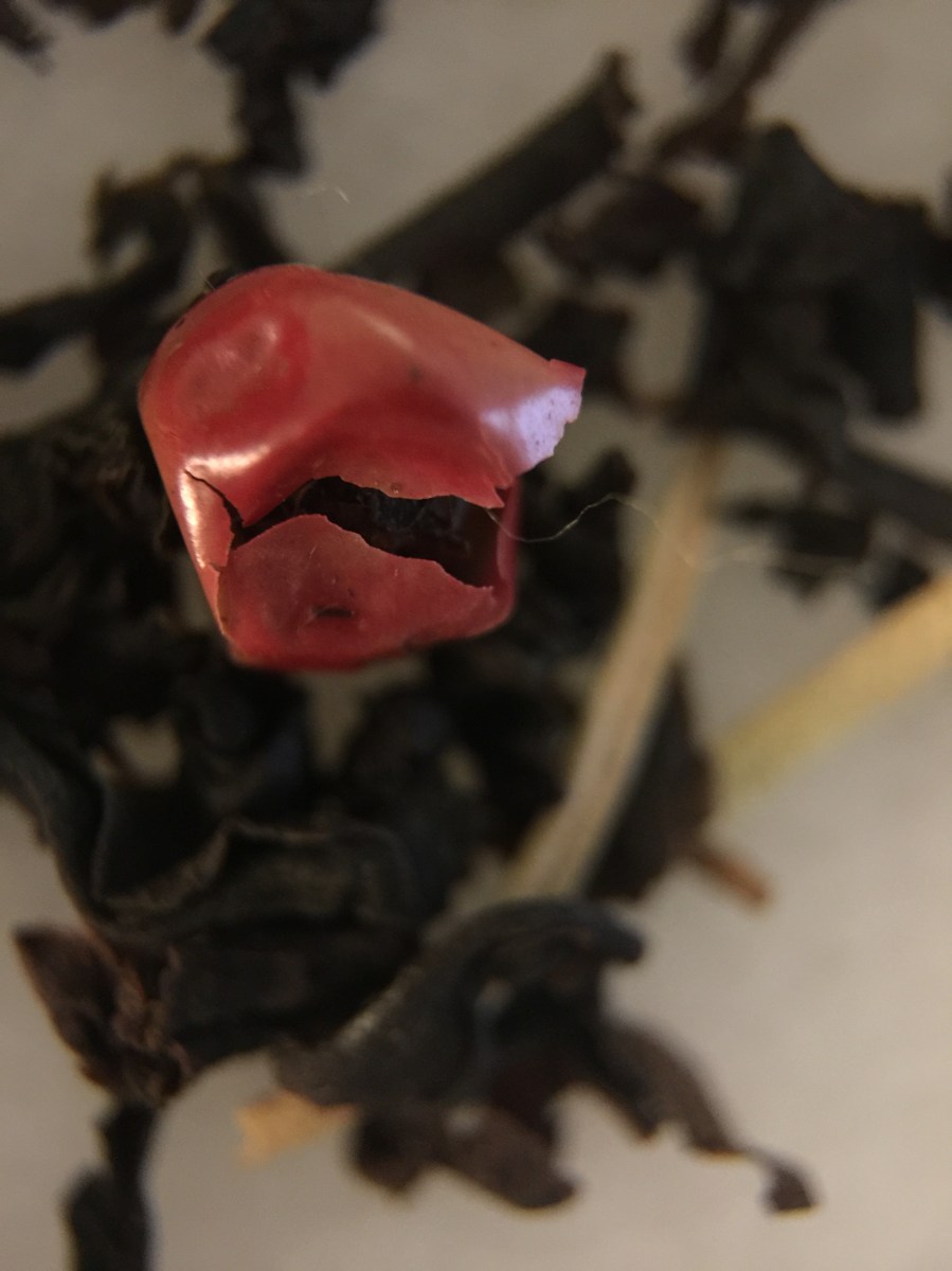 Image of Sakurambo (Lupicia) ~ loose leaf Macro 17x by Jocilyn Mors is licensed under a Creative Commons Attribution-NonCommercial-ShareAlike 4.0 International License.  