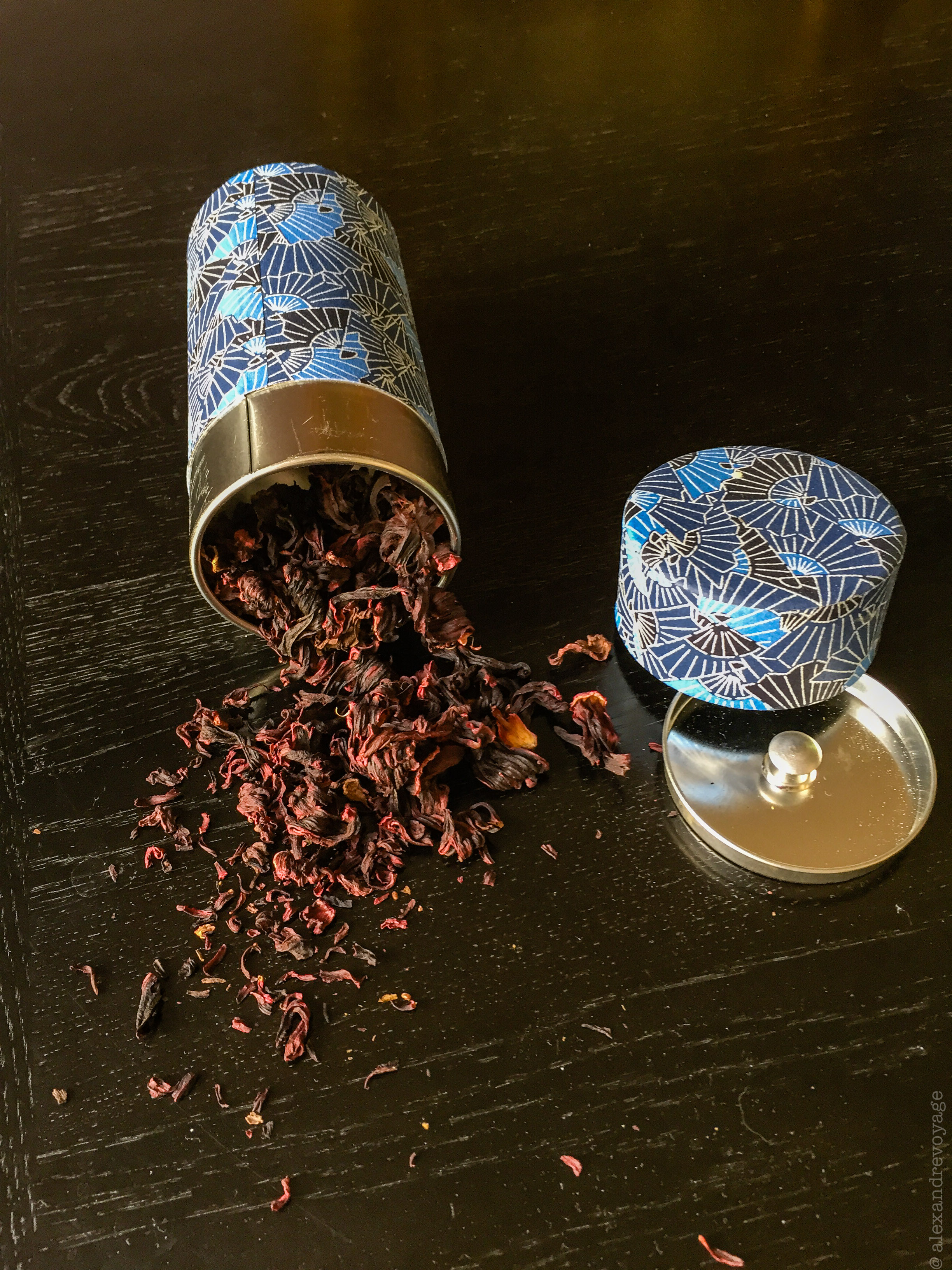 Image of loose leaf Hibiscus tea
