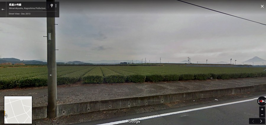 Google Maps Streetview photograph of Minamikyushu, Kagoshima