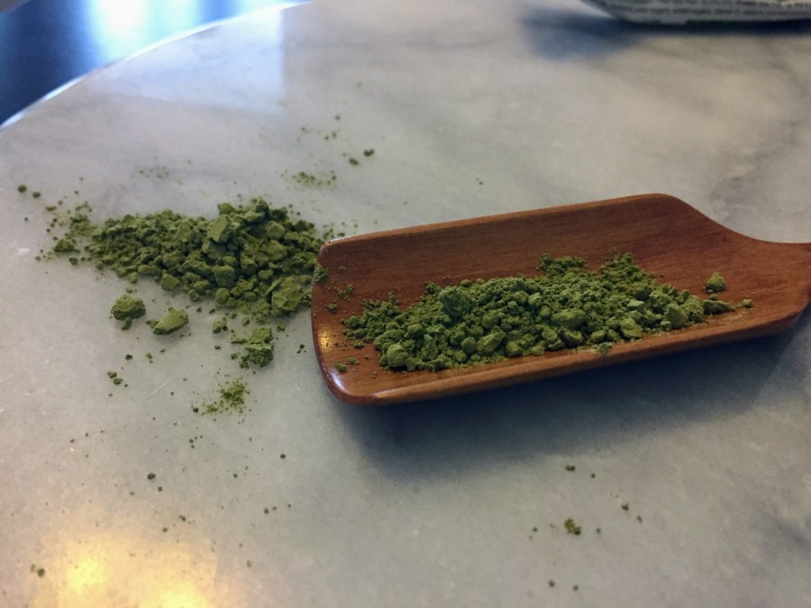 Organic U•Matcha Single Sips (Republic of Tea) ~ loose leaf by Jocilyn Mors is licensed under a Creative Commons Attribution-NonCommercial-ShareAlike 4.0 International License.